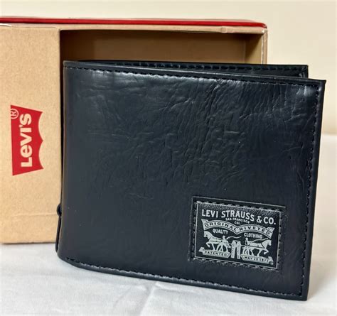 levis wallet rfid protection|rfid wallet with id.